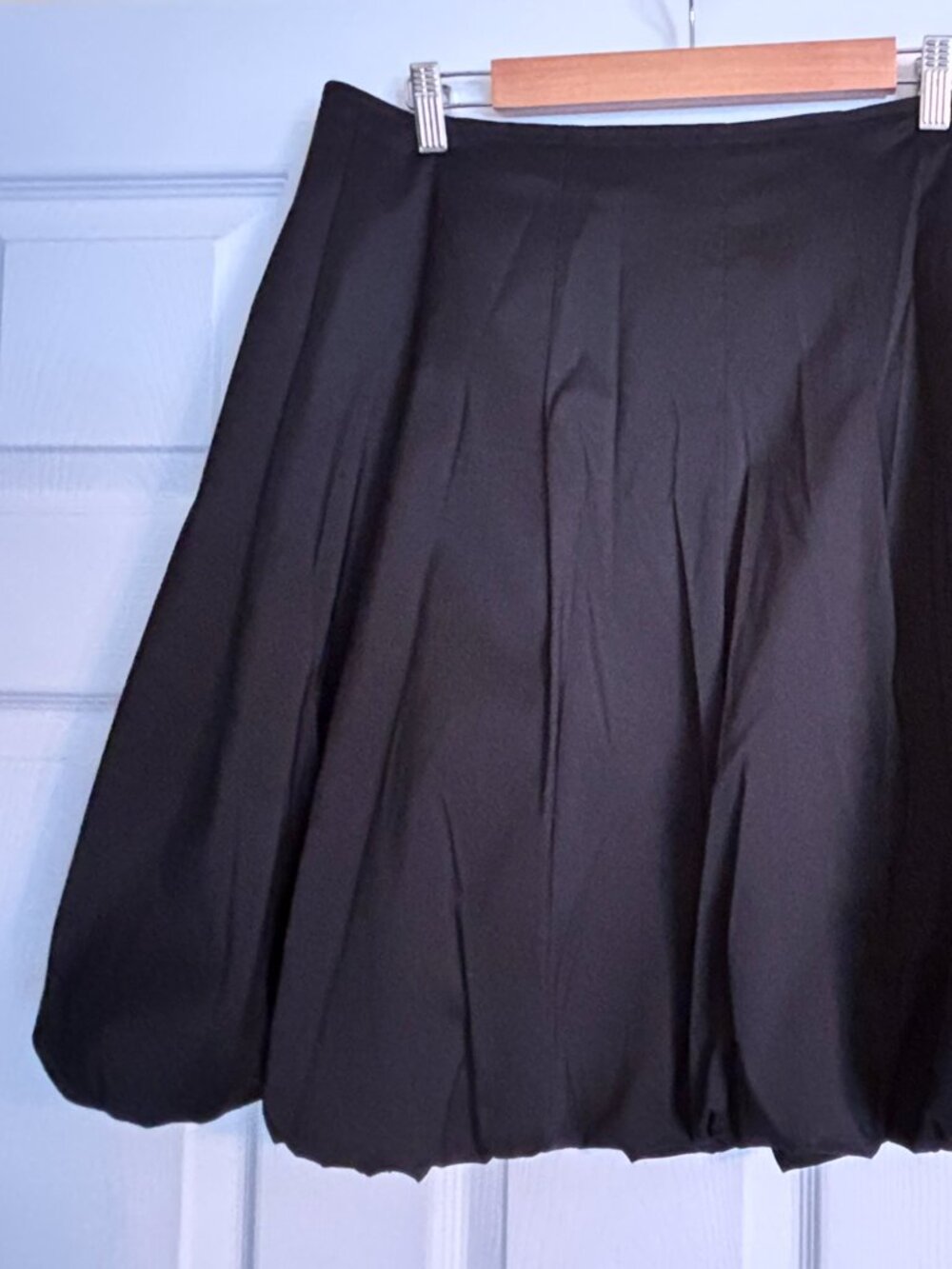 Joseph Ribkoff Black Midi Skirt Size 12 Career Office Stretch Made in Canada
